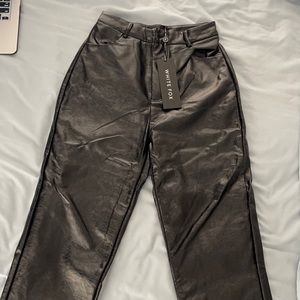 Black Leather Pants